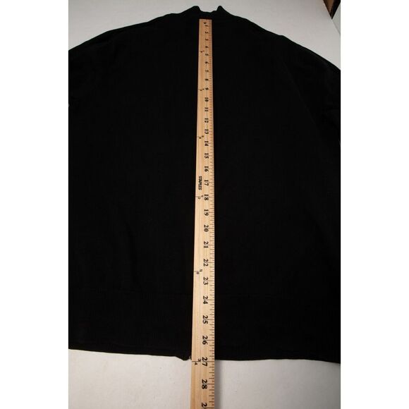 Guess Sweater Men Extra Large Black White Gray Argyle Diamond Full Zip - Picture 8 of 10